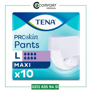 TENA EMİCİ KÜLOT MAXI (8 DAMLA) HASTA BEZİ L BEDEN 10 LU