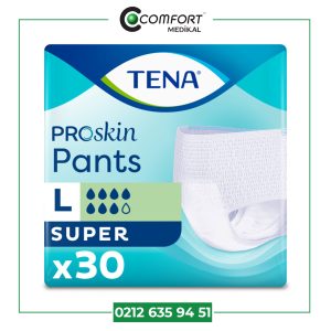TENA EMİCİ KÜLOT SUPER (7 DAMLA) HASTA BEZİ L BEDEN 30 LU
