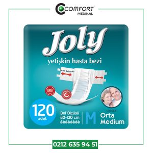 JOLY BELBANTLI YETİŞKİN HASTA BEZİ M BEDEN 120 ADET