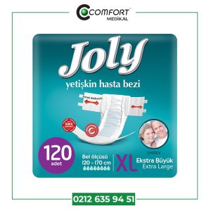 JOLY BELBANTLI YETİŞKİN HASTA BEZİ XL BEDEN 120 ADET