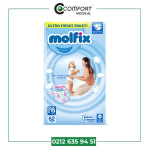 MOLFIX 6 NUMARA CIRTLI BEBEK BEZİ 62 Lİ