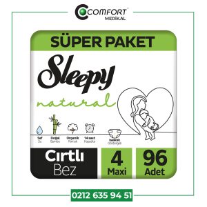 SLEEPY NATURAL 4 NUMARA CIRTLI BEBEK BEZİ 96 LI